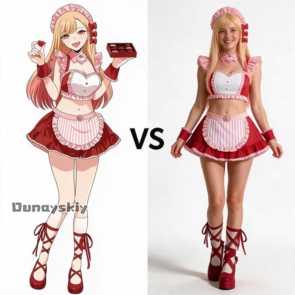 Marin Kitagawa ‌   Różowy kost – Kitagawa Anime Cosplay recenzja i cena